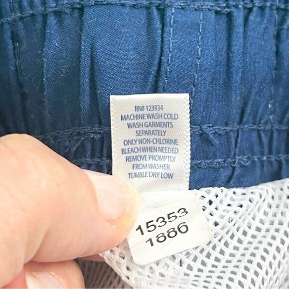 Southern Tide Swim Trunks men's size XL Navy Blue and Green - Picture 8 of 9